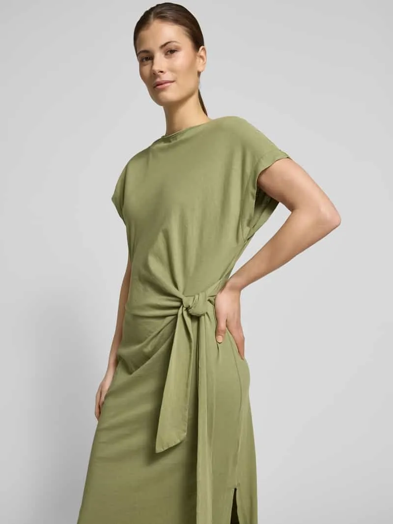 Scotch & Soda Midi-jurk van puur katoen lindegroen, foto 4