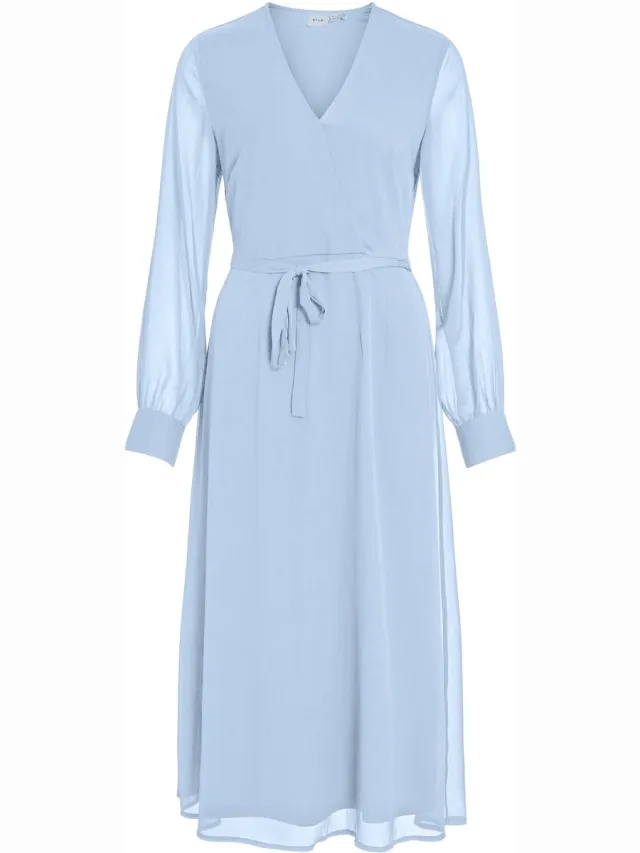 Vila maxi-jurk VIFALIA lane mouwen Nantucket Breeze