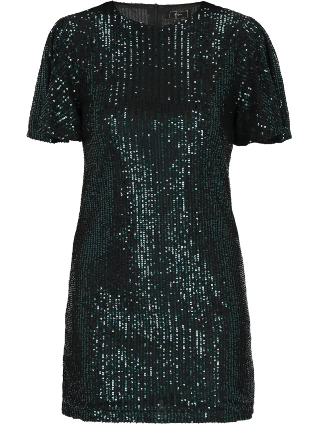 NAEMI Dress Dark Green