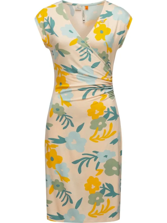 Ragwear Dames zomerjurk Crupi Print Beige