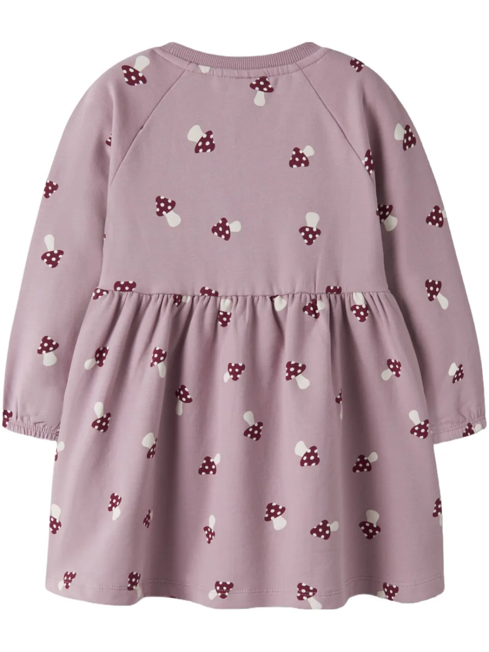 NAME IT MINI midi sweatjurk met print roze, foto 2