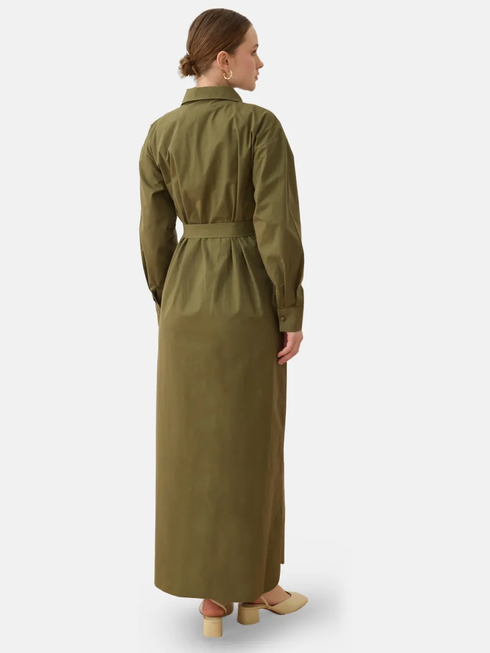 Modest Dress Benin kaki, foto 2