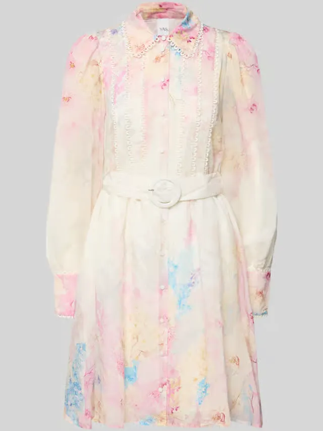 Yas Florence blousejurk multicolor rosé, foto 2