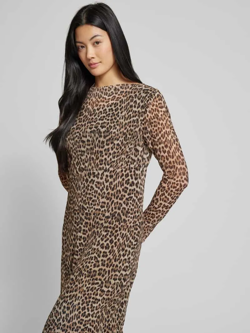 Rich & Royal Midi-jurk met boothals beige, foto 4