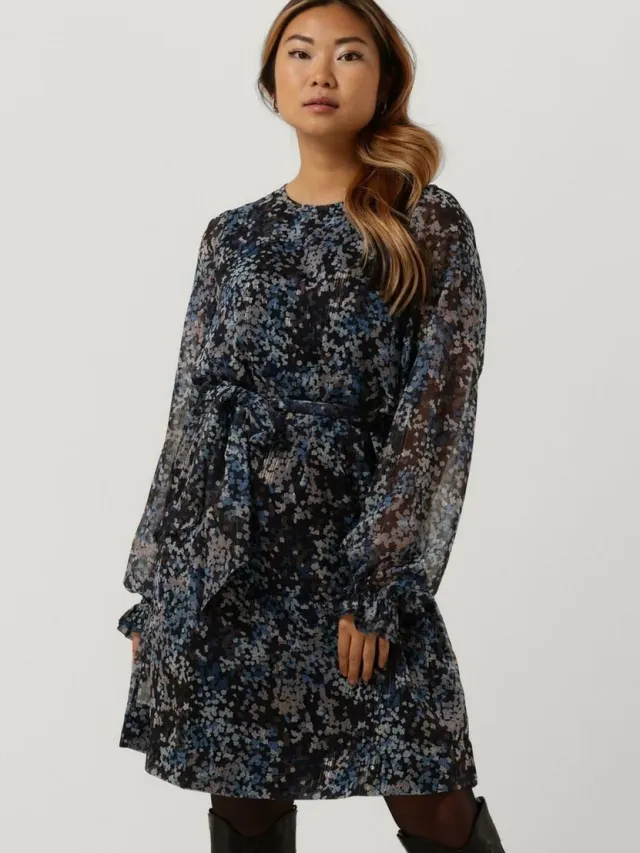 Catwalk Junkie Dr Cloudy Leaves Jurken Dames - Rok - Jurk - Grijs