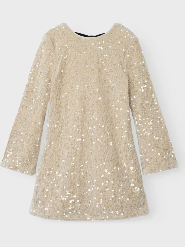 NAME IT NKFRUSITTA LS DRESS - Meisjes - Jurken Jet Stream