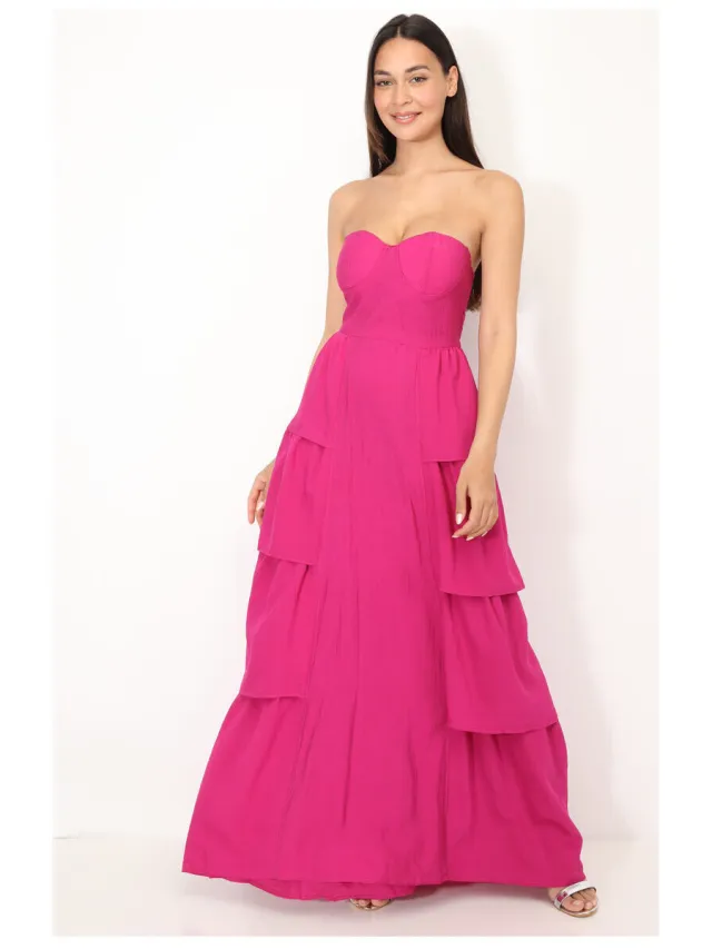 La Modeuse Jurk La Modeuse 71307_P167572 Roze