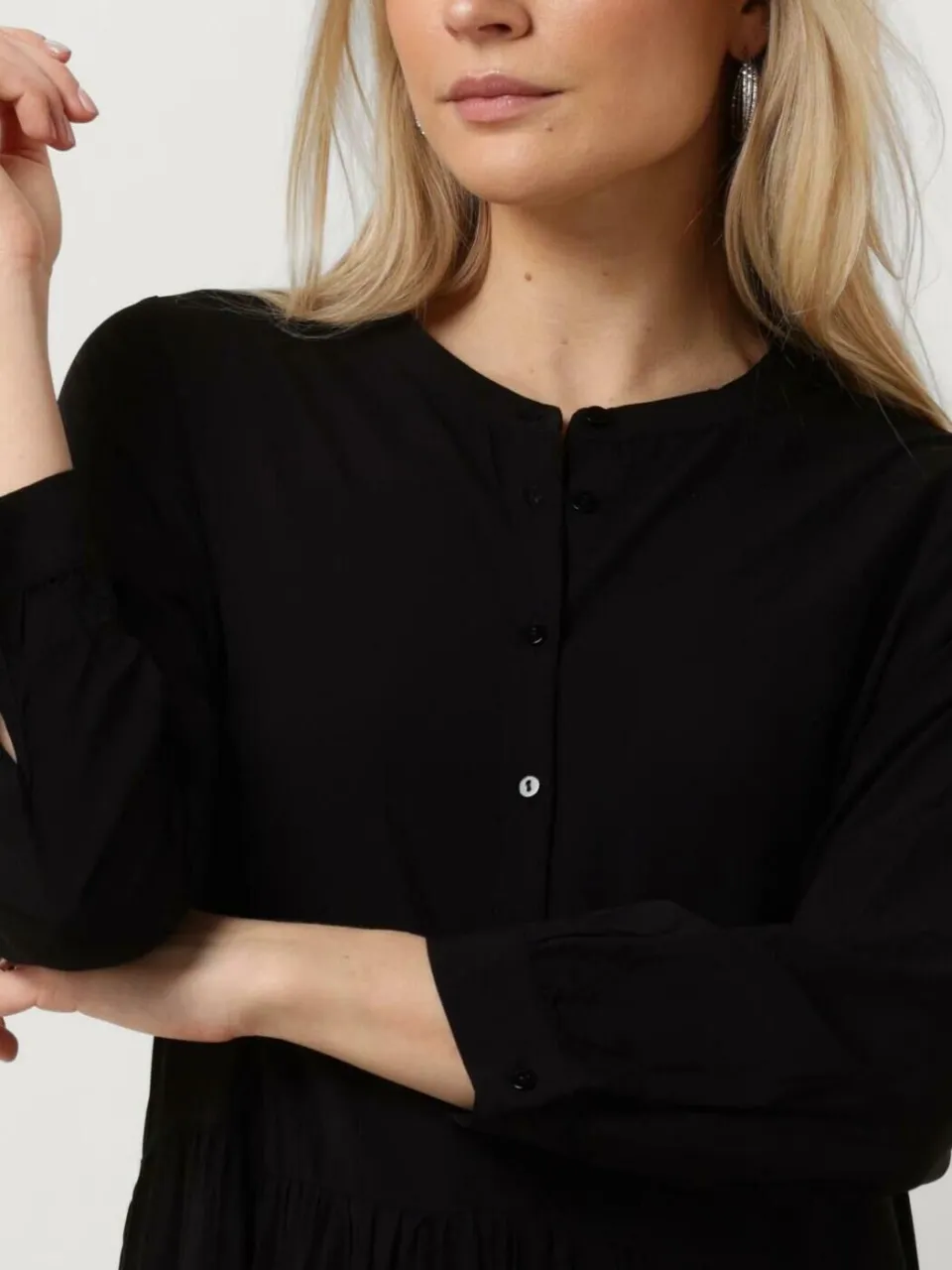 Lollys Laundry Dames Jurken Neell Maxi Dress Ls - Zwart, foto 4