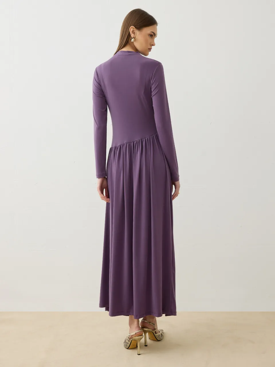 Modest Dress Refka paars, foto 2