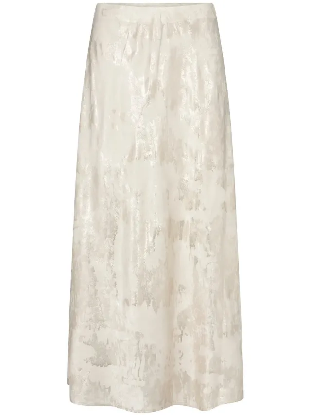 SOAKED IN LUXURY Damesjurk Soaked in Luxury Kitty ancient scroll metallic print