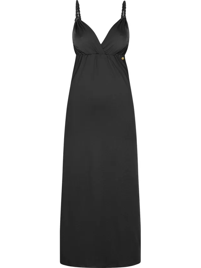 Chic by Lirette Maxi jurk Natural - XS - Zwart