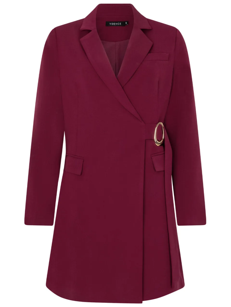 Ydence Carmel jurk bordeaux, foto 2