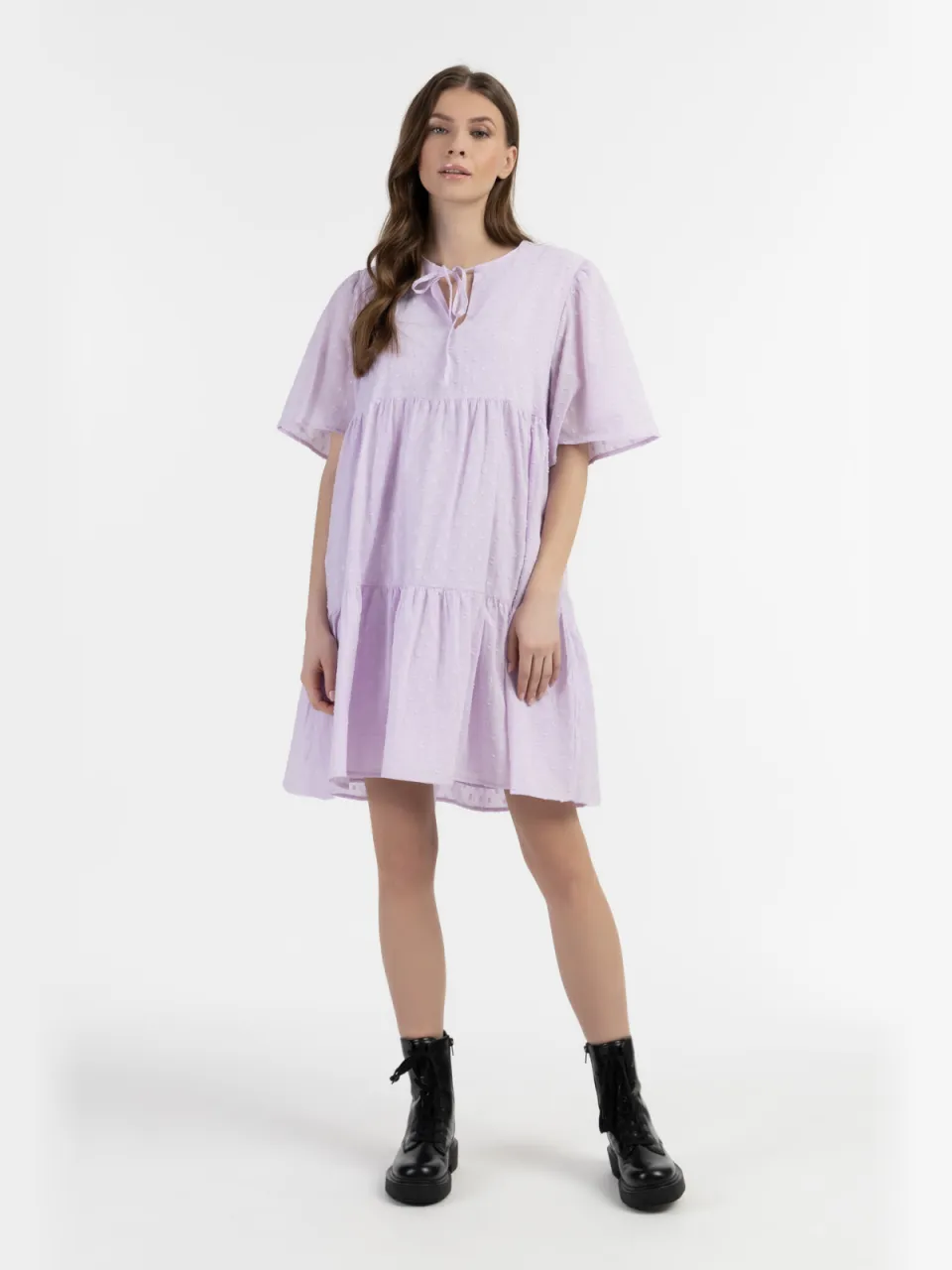 dreimaster Jurk Dames lichtpaars Lila