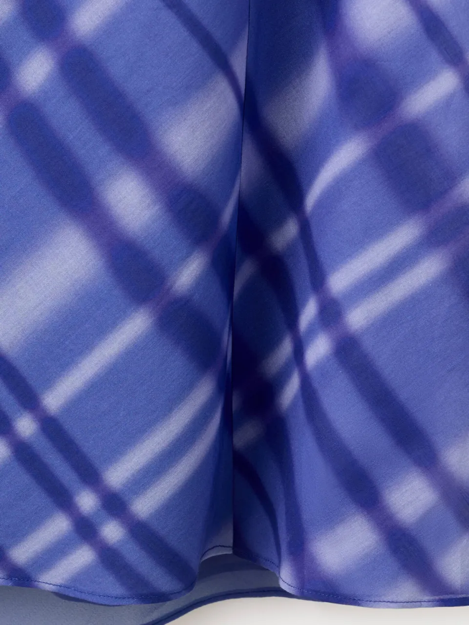 Mango geruite midi jurk - blauw, foto 6