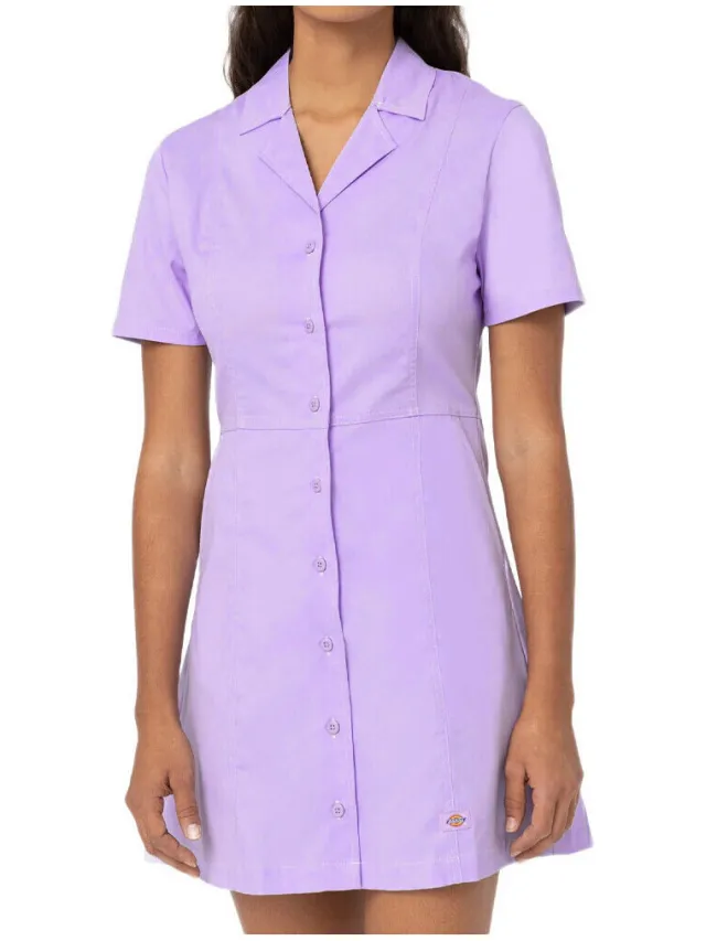 Dickies Korte Jurk Dickies Whitford Violet