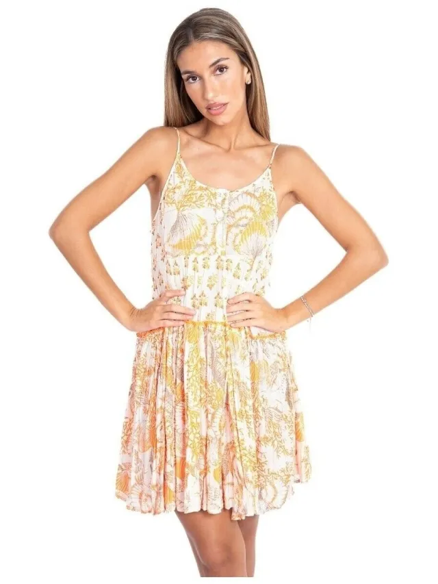 Isla Bonita By Sigris Korte Jurk Isla Bonita By Sigris Korte Jurk Oranje