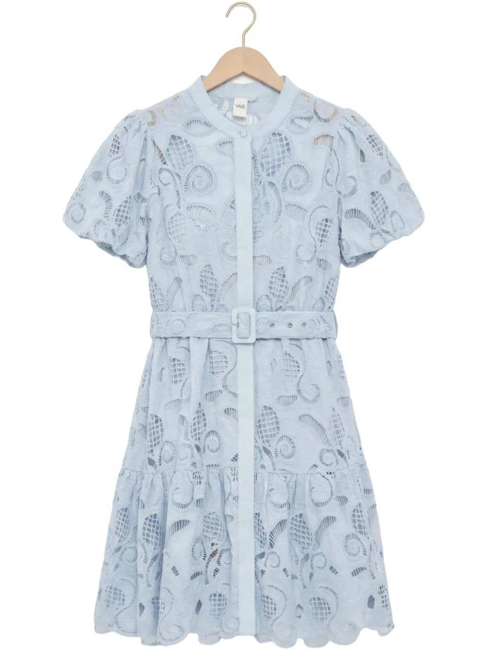 Y.A.S. YAS Dames Jurken Yassana Ss Dress - Lichtblauw, foto 2