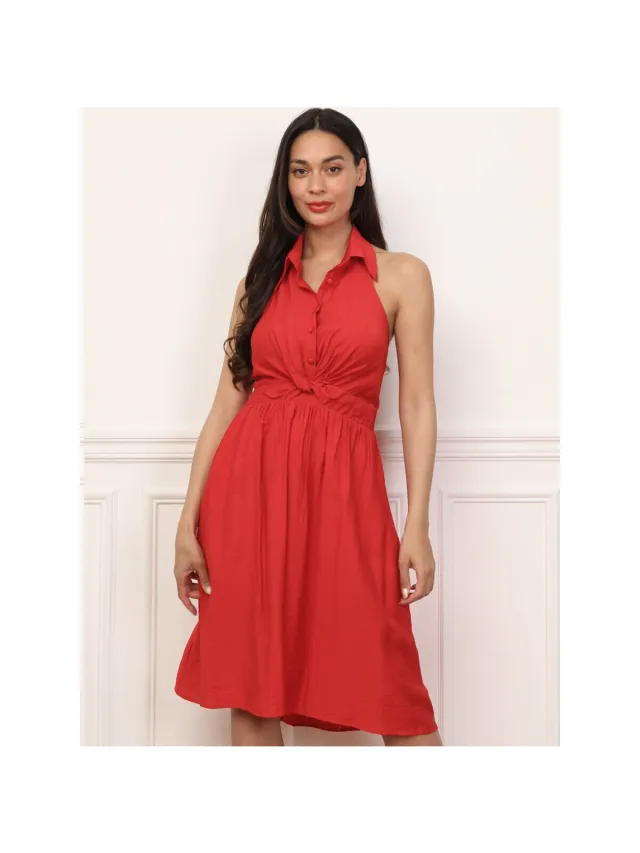 La Modeuse Jurk La Modeuse 70940_P166205 Rood