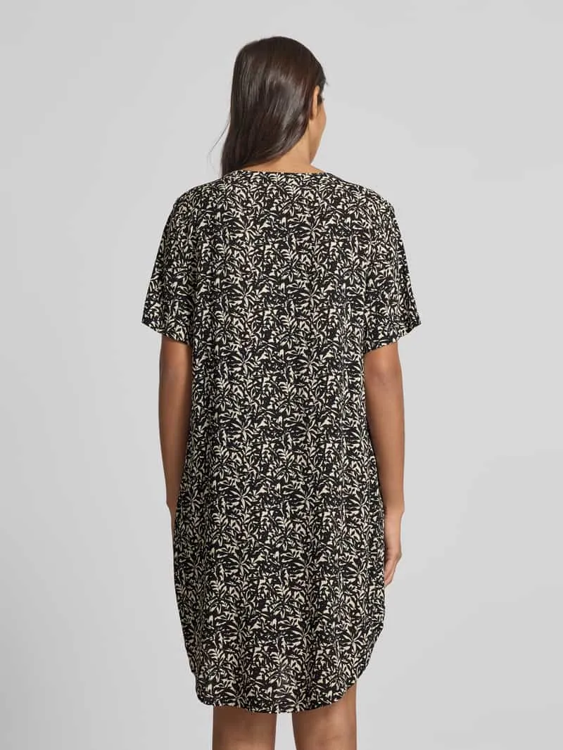 Tom Tailor Oversized mini-jurk van pure viscose zwart, foto 3
