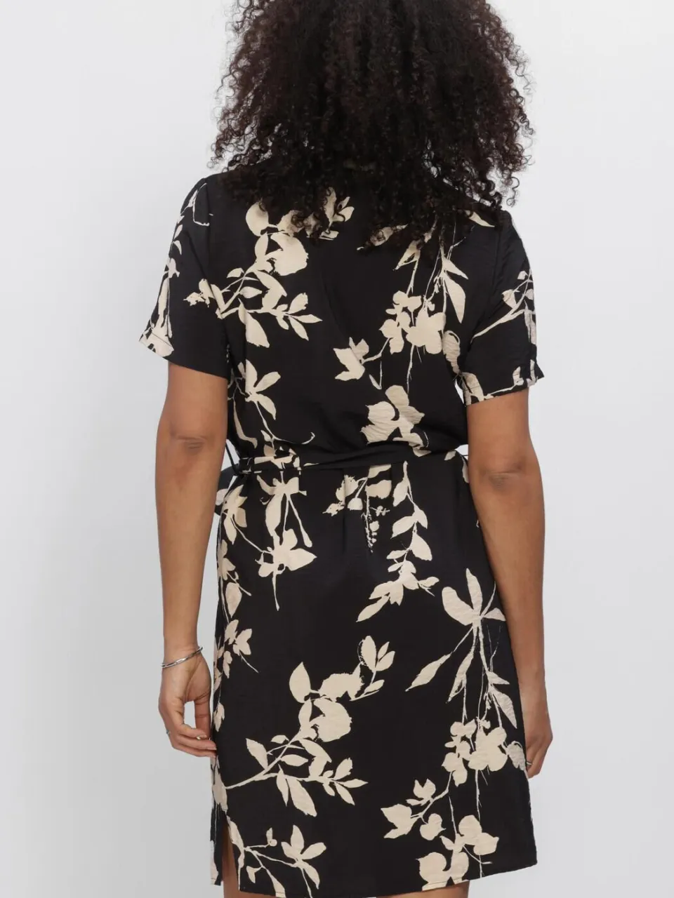 Object Dames Jurken Objjacira S/s Shirt Dress - Zwart, foto 3