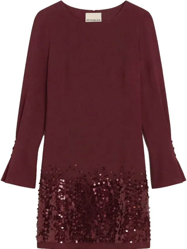 Pennyblack Korte Jurk Pennyblack pbpribelle-004 Bordeau