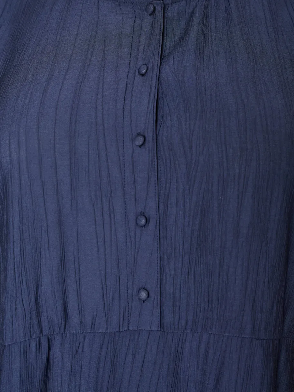 Zizzi viscose zomerblousejurk Plus Size - donkerblauw, foto 6