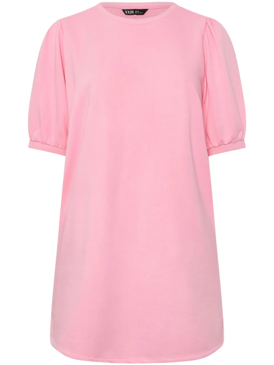 Yours Roze Jurk Met Pofmouwen, foto 3