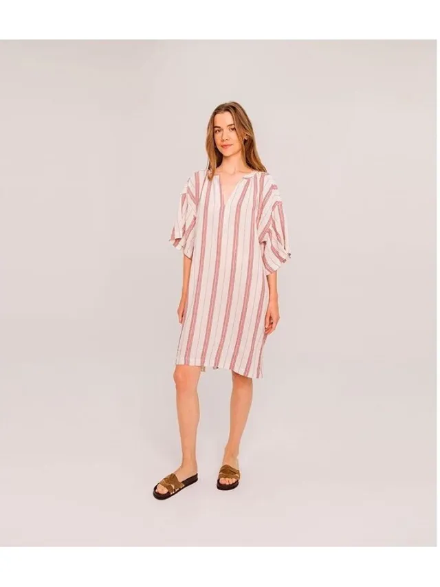Sacrécoeur Jurk Sacrécoeur Mathy Dress Stripes multicolour