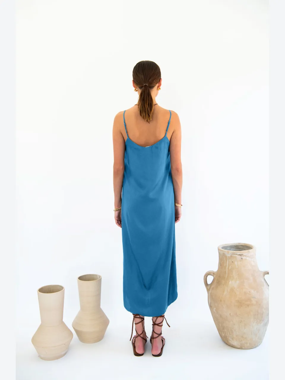 Neu Nomads dames vegan Slipdress Easy Oceaanblauw blauw, foto 2