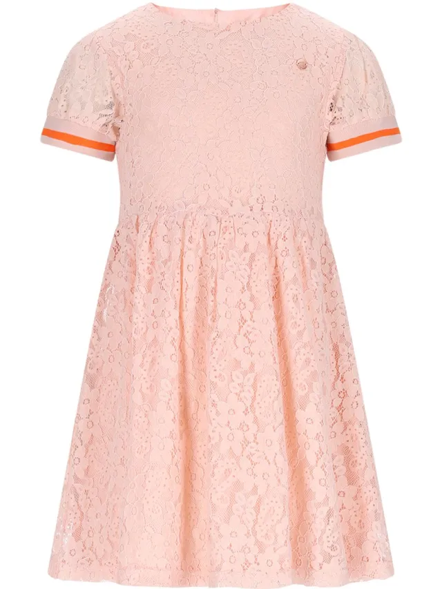Nono N602-5805-268_146-152 Meisjes Jurk Mila Pale Blush Pink