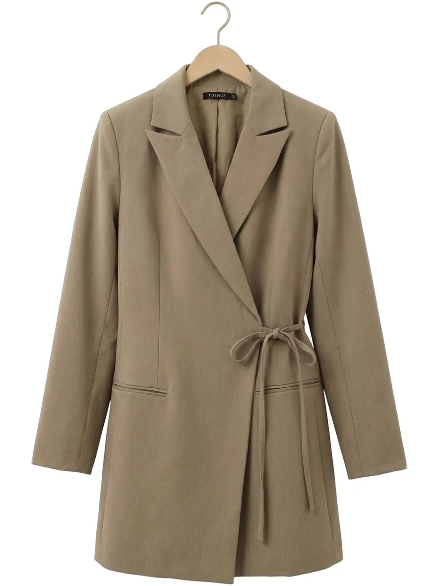 Ydence April overslagjurk beige, foto 2