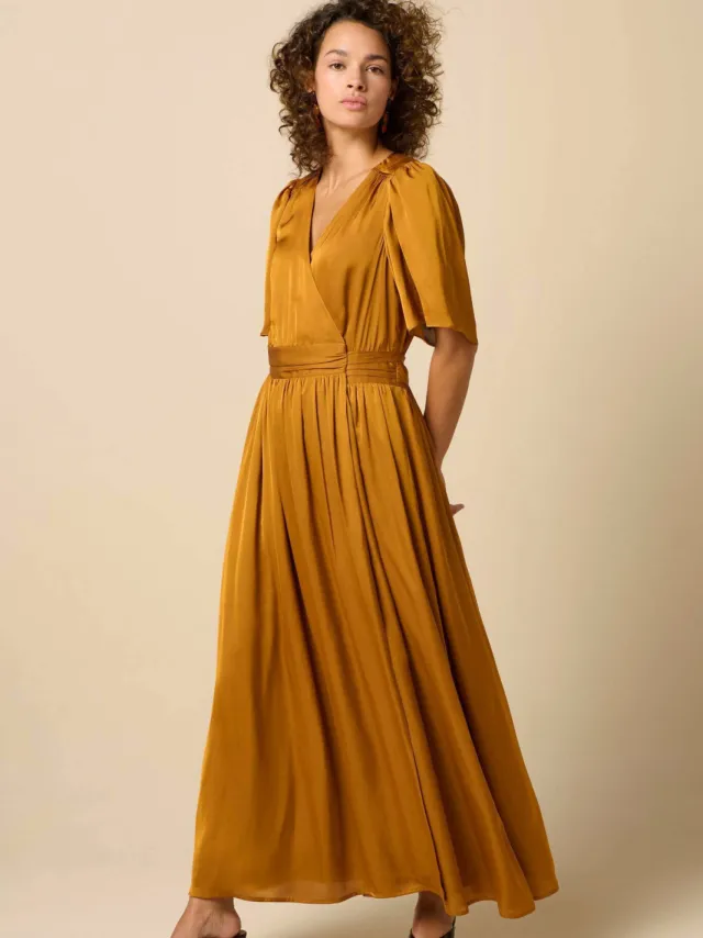 Sissy-Boy maxi jurk - bruin