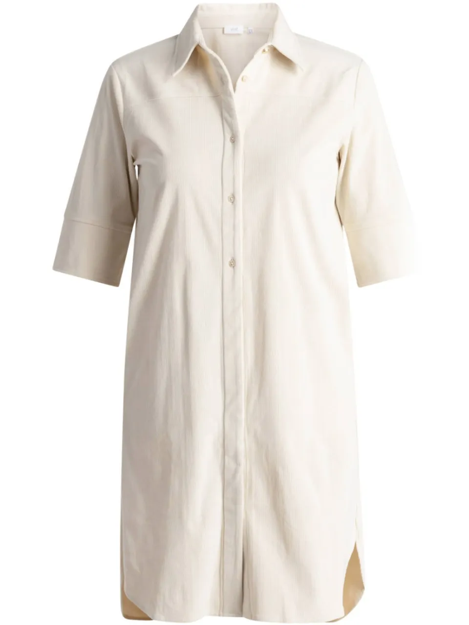 Yest Curve corduroy blousejurk Plus Size - beige, foto 2