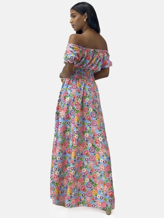 Elara Maxi Kleid Hellblau