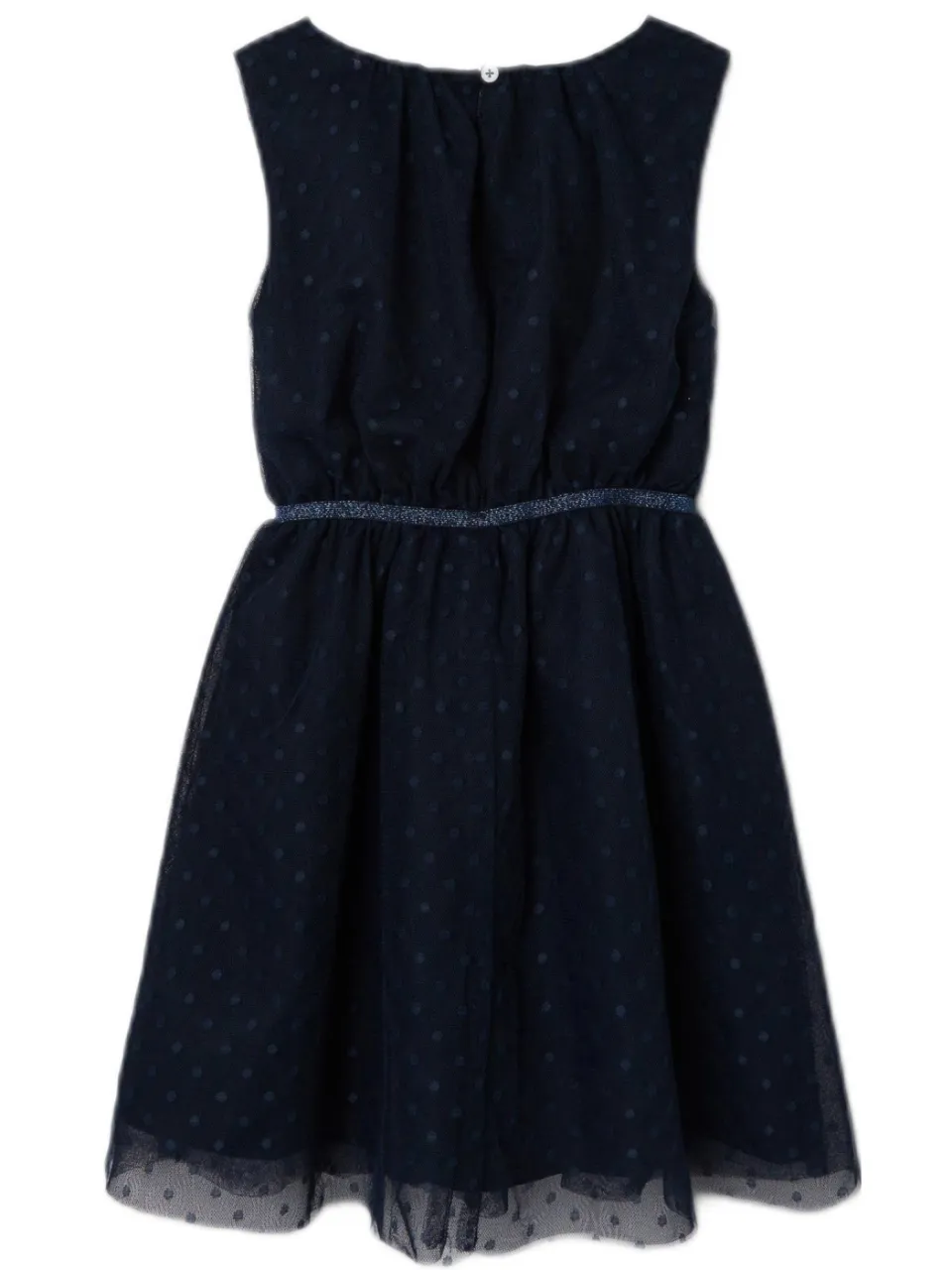 NAME IT semi-transparante korte jurk met print donkerblauw, foto 5