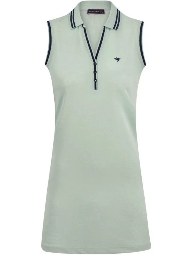FELIX HARDY Midi Zomer Kleid Katoen Dames Mint