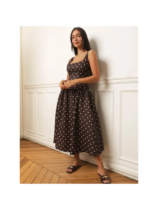 La Modeuse Jurk La Modeuse 79065_P188291 Bruin