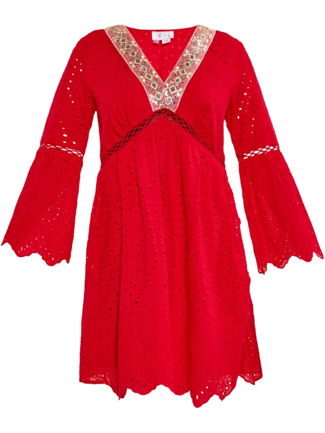 IZIA Jurk rood