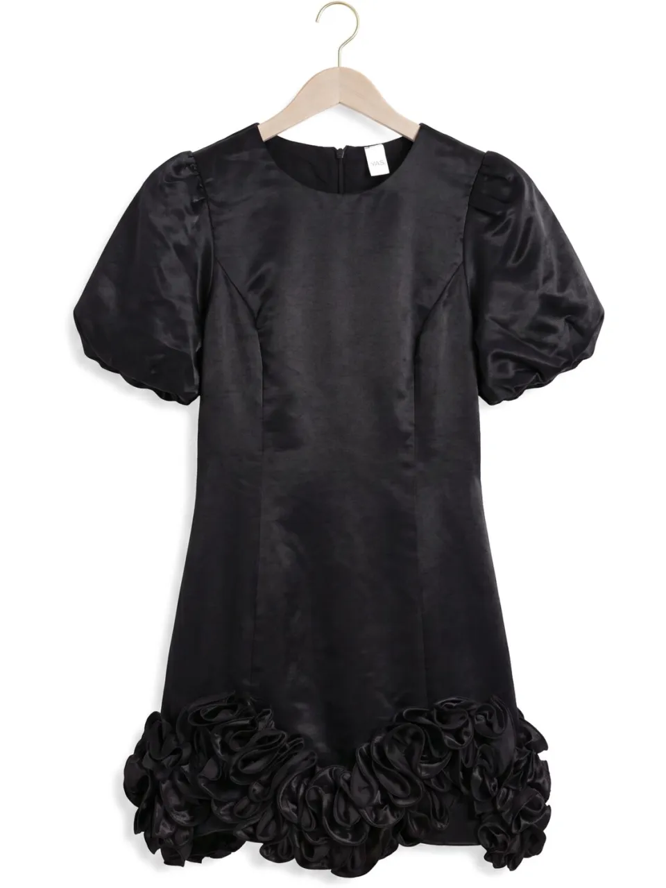 Y.A.S. YAS Dames Jurken Yaselina Wave 2/4 Dress - Zwart, foto 2