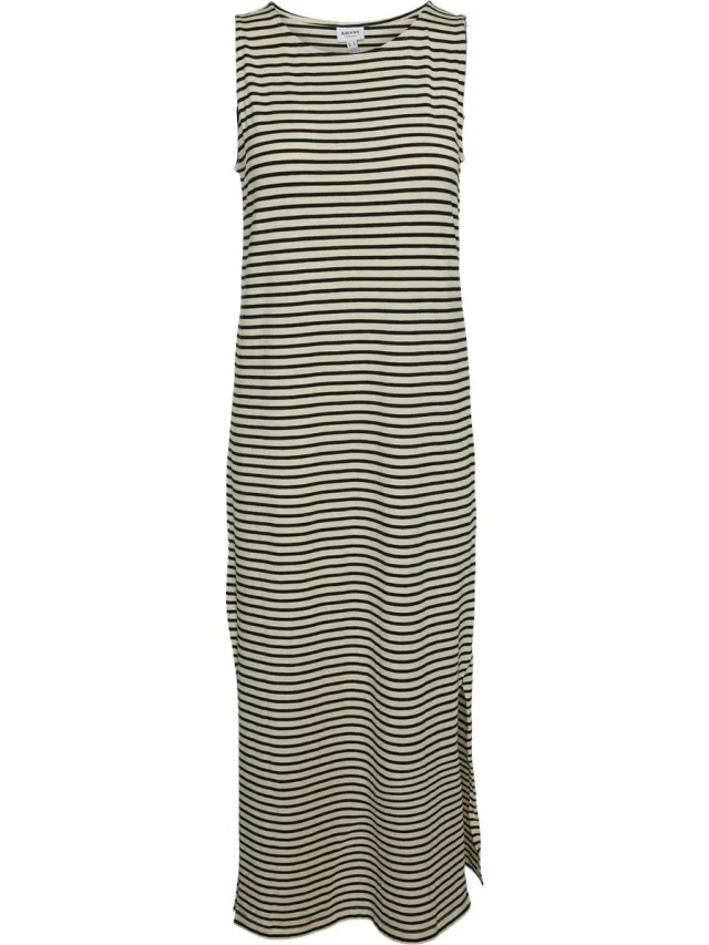 Vero Moda Dames - Jurken Birch / Stripes Black