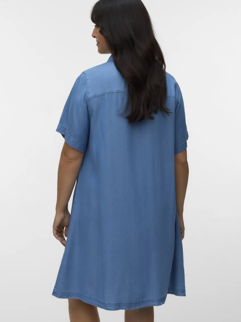 Vero Moda CURVE blousejurk blauw, foto 4