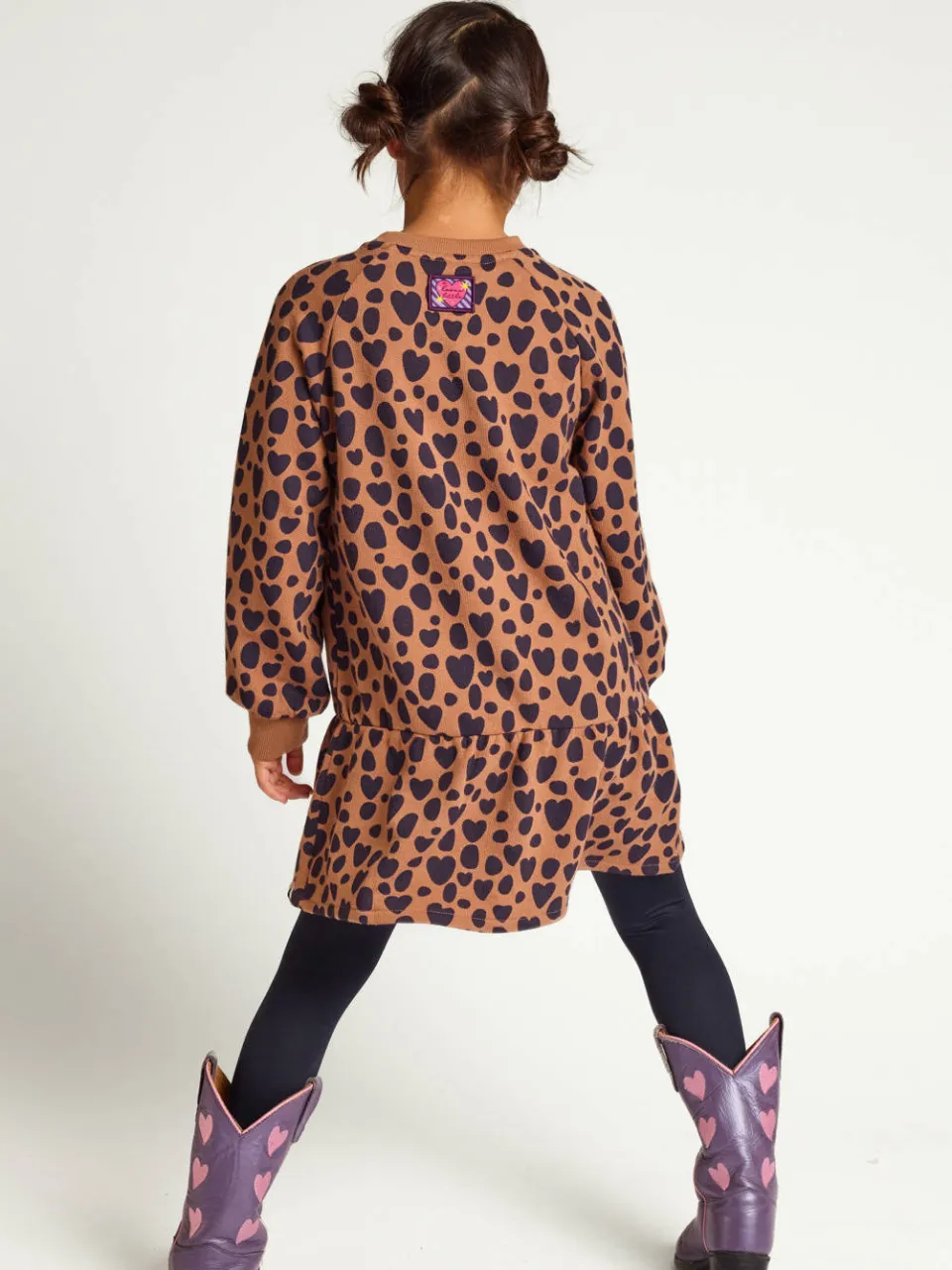 LOOXS little sweatjurk met panterprint bruin, foto 6