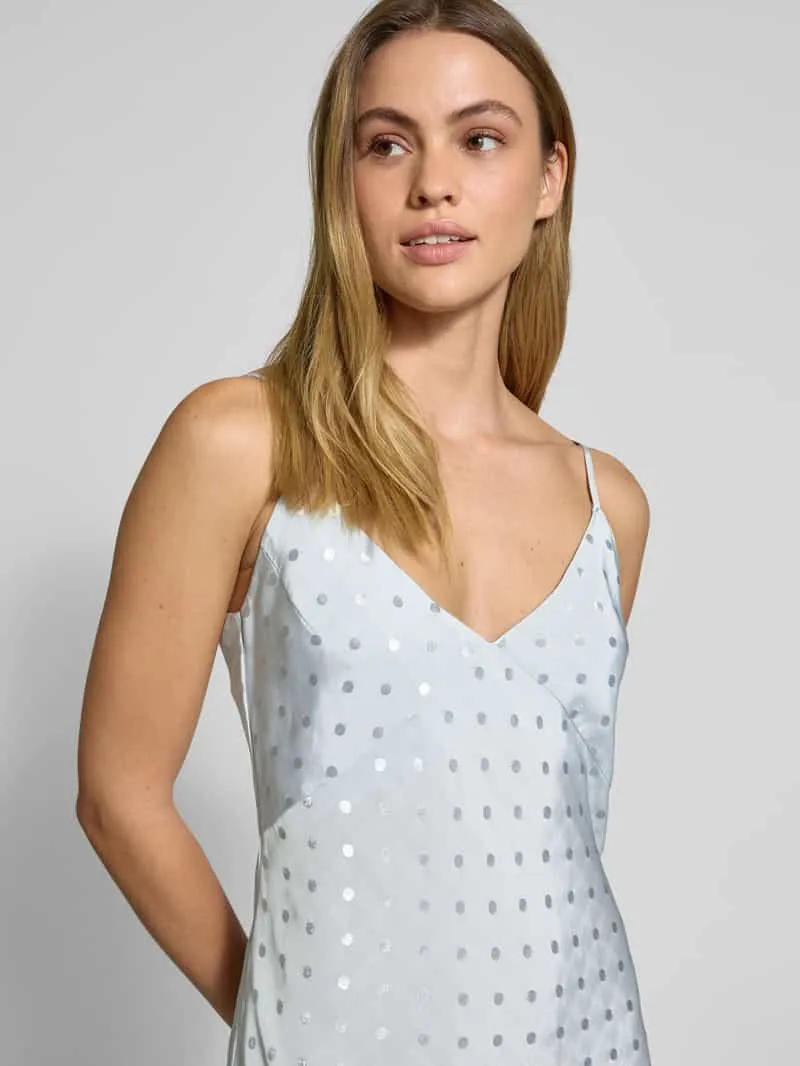 P&C* curated by GLAMOUR Maxi-jurk met V-hals lichtblauw, foto 5
