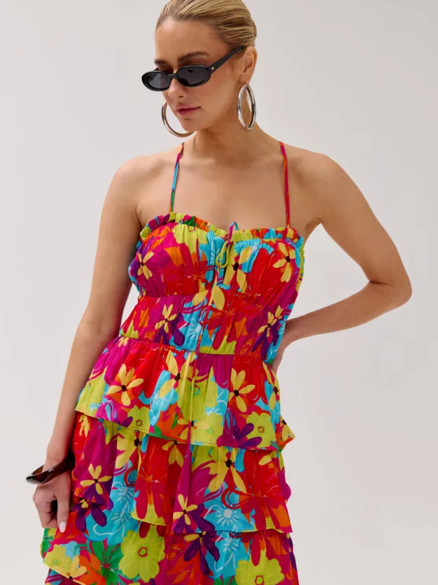 Harper & Yve maxi jurk multi, foto 4