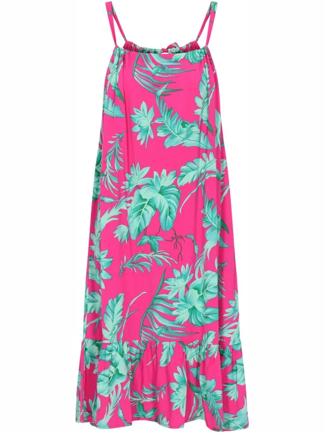 aleida jurk roze turkoois