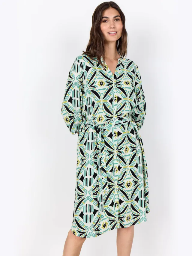 Soyaconcept blousejurk groen