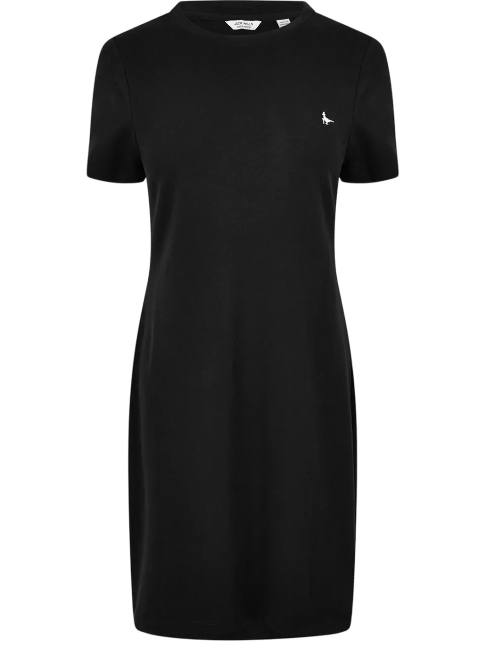 Jack Wills Dames/Dames Goodrington Zijgestreepte Mini Jurk (Zwart), foto 2