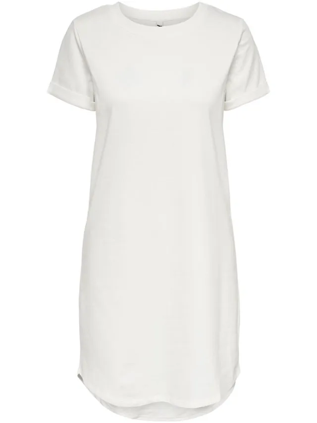 JDY JDYIVY S/S DRESS JRS NOOS Dames Jurk cloud dancer
