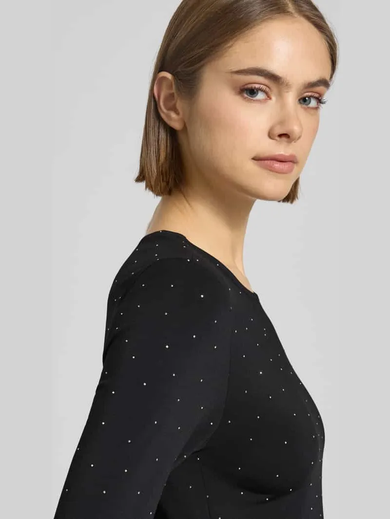 Only Getailleerde vrijetijdskleding met strass-steentjes, model 'ZITA' zwart, foto 4