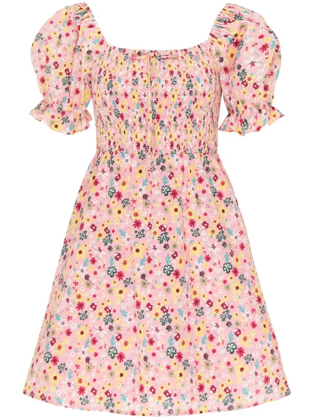 MyMo Zomerjurk Roze Veelkleurig